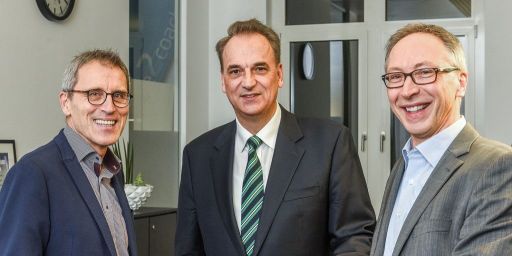 Die Gründer der Prostata Hilfe Deutschland: Michael Reinhard, Dr. Frank Schiefelbein und Dr. Knut Müller Prostata Hilfe Deutschland: Illustrationsbild - Gruppenbild: Michael Reinhard, Dr. Frank Schiefelbein und Dr. Knut Müller