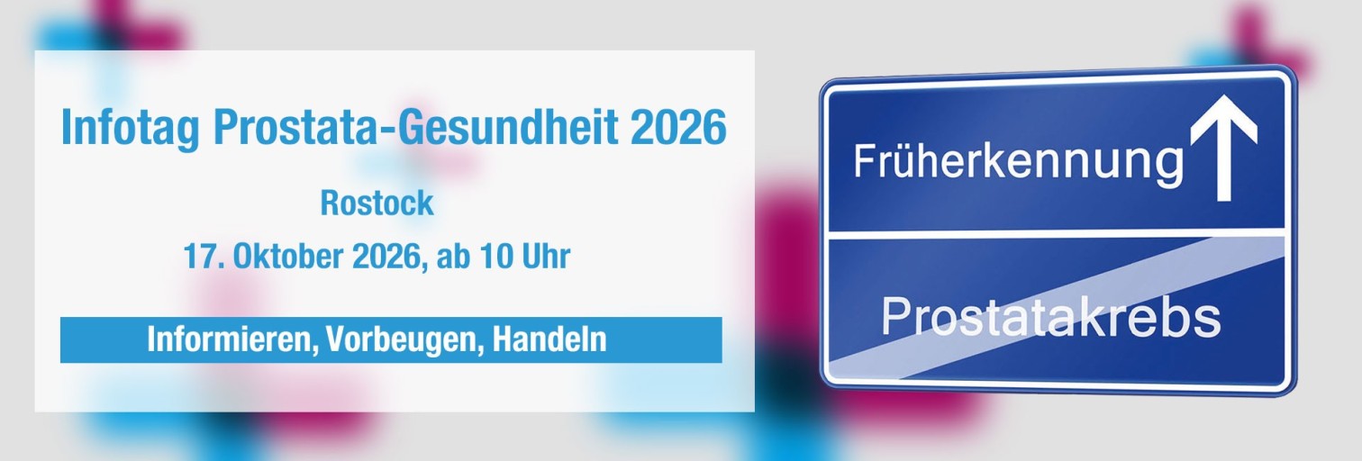 Banner zum Infotag Gesundheit 2026 mit Informationen zur Veranstaltung und dem Motto Früh erkennen, Handeln