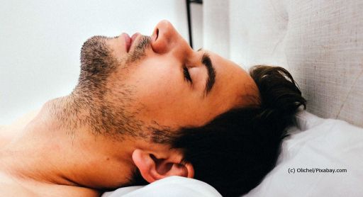Fatigue bei Krebs Prostata Hilfe Deutschland: Illustrationsbild Fatigue - Schlafender Mann